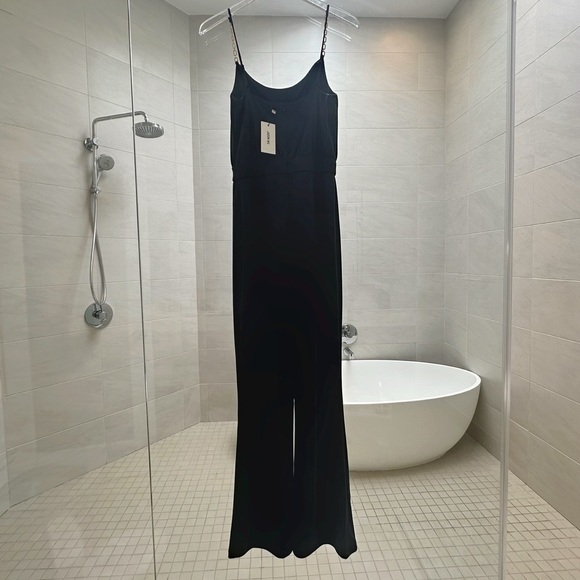 Jason Wu Emmet Rhinestone Palazzo Jumpsuit - Picture 3 of 7